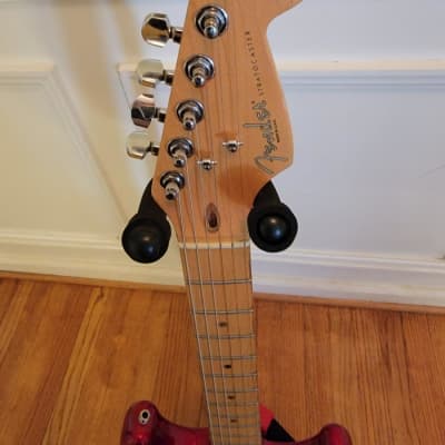 Fender  USA American  Roadhouse Stratocaster with Maple Fretboard 1997  Candy Apple Red image 3