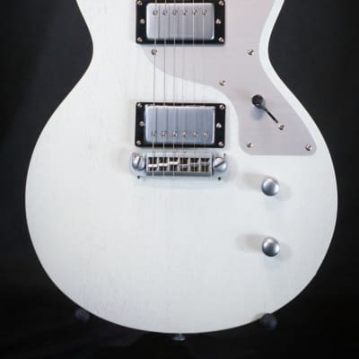 Aria 718 MkII Brooklyn Electric Guitar (Various Finishes)-White Open Pore image 6