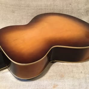 Silvertone Kay N1 / N3 Hollowbody Archtop F-Hole Acoustic Guitar 1950's-1960's Tobacco Burst image 21