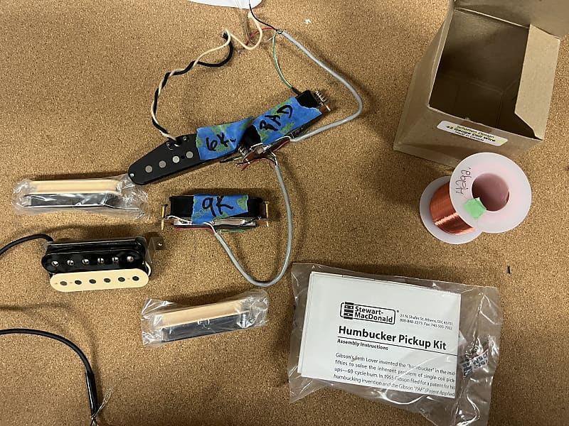 Pickups, parts, kit, 42 gauge pickup wire Reverb