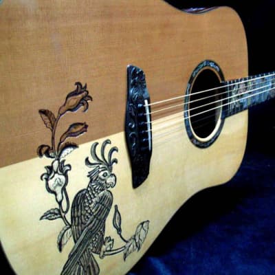 Blueberry Handmade Acoustic Guitar Dreadnought image 10