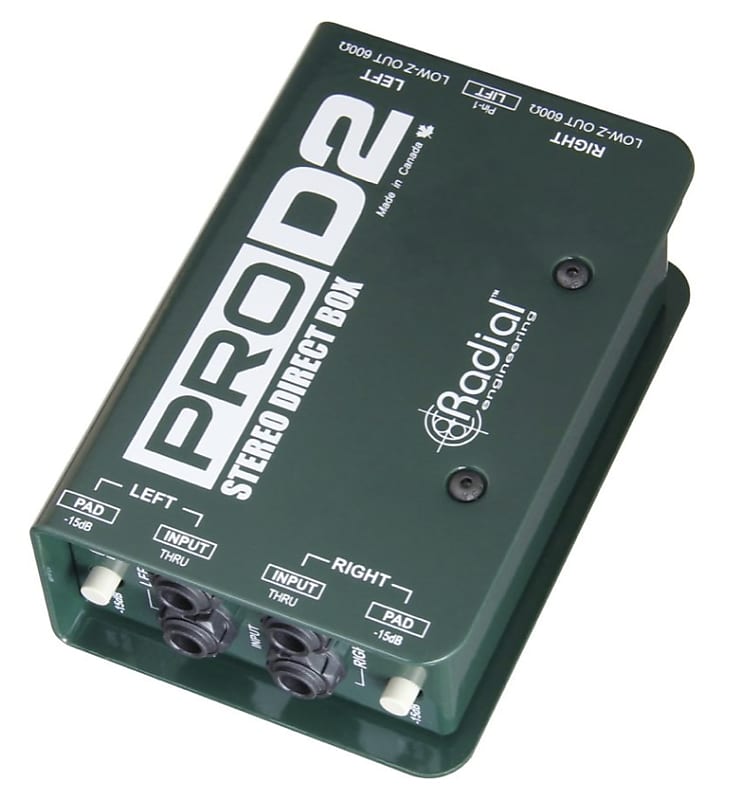 Radial Pro D2 Stereo Passive Direct Box image 1