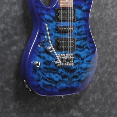Ibanez GRX70QAL-TBB GIO E-Gitarre 6 String Lefty Transparent Blue Burst image 4