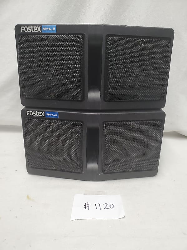 Fostex SP11 MK2 200 Watt 8Ohm Passive Speakers #1120 Sold Together As A  Pair -