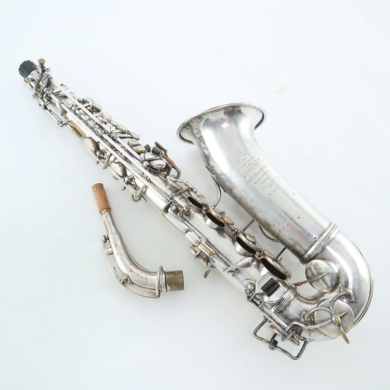 Adolphe Sax (Selmer) Alto Saxophone SN 460 84 Rue Myrha Adolphe Sax (Selmer) Alto Saxophone SN 460 84 Rue Myrha