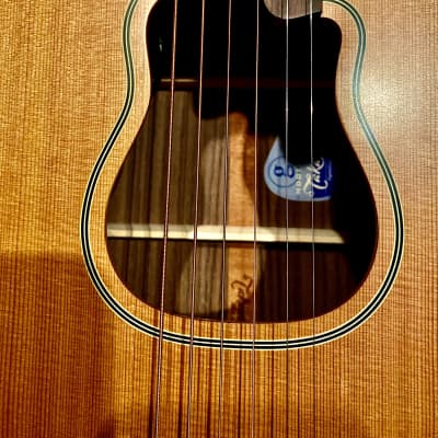 Takamine 2023 GB7C Garth Brooks Signature Electric/Acoustic Cutaway  As~New, 2023, Natural Finish, Solid Cedar Top, Rosewood Back, Takamine HSC! image 4