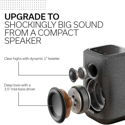 Denon Home 150 Wireless Speaker (2020 Model) | HEOS Built-in, AirPlay 2, and Bluetooth | Alexa Compatible | Compact Design | Black image 5