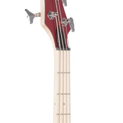 Ibanez SR Mezzo SRMD200 32" Scale Bass Guitar Candy Apple Matte image 4