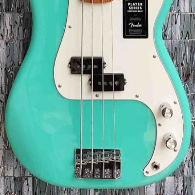 Fender Player Precision Bass, Pau Ferro Fingerboard, Sea Foam Green for sale