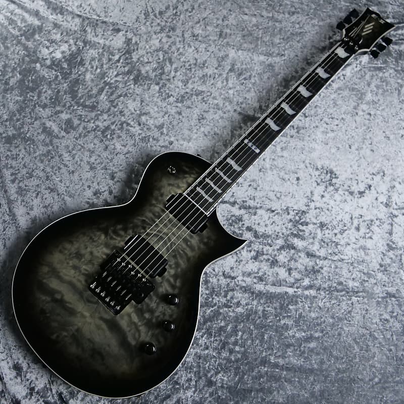 ESP E-II Eclipse QM FR Charcoal Burst [Made in Japan!!] [2023 NEW LINEUP!!]