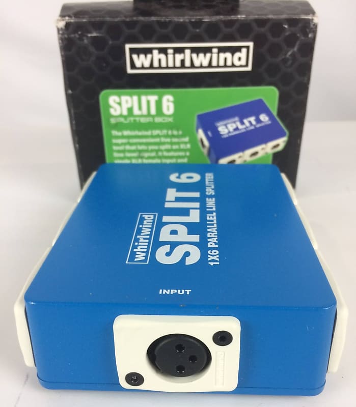 Whirlwind SPLIT6 Line Level Parallel Splitter | Reverb