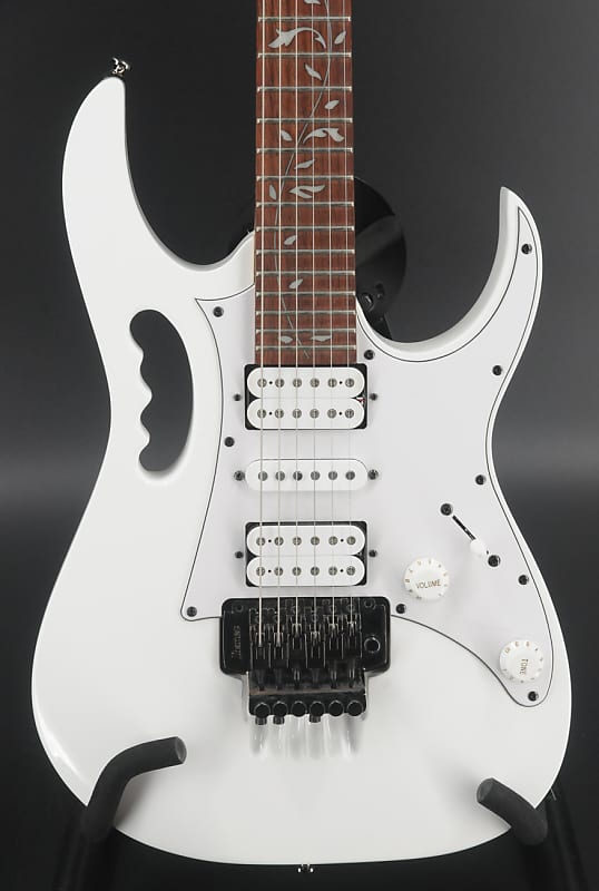 Ibanez JEM JR Junior Steve Vai Signature Electric Guitar White FR Floyd HSH