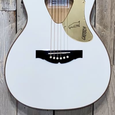 2021 Gretsch Guitars G5021WPE Rancher Penguin Parlor Acoustic/Electric White, Support Indie Music ! image 4