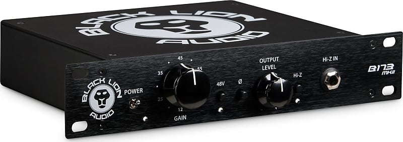 Black Lion B173 MKII Half-Rack British-Styled Microphone and Instrument Preamp image 1
