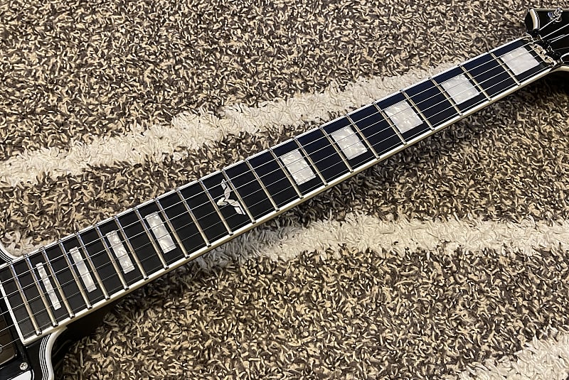 MINT 2018 Epiphone Richie Faulkner Signature Flying V Custom Ebony RARE Judas Priest Reverb
