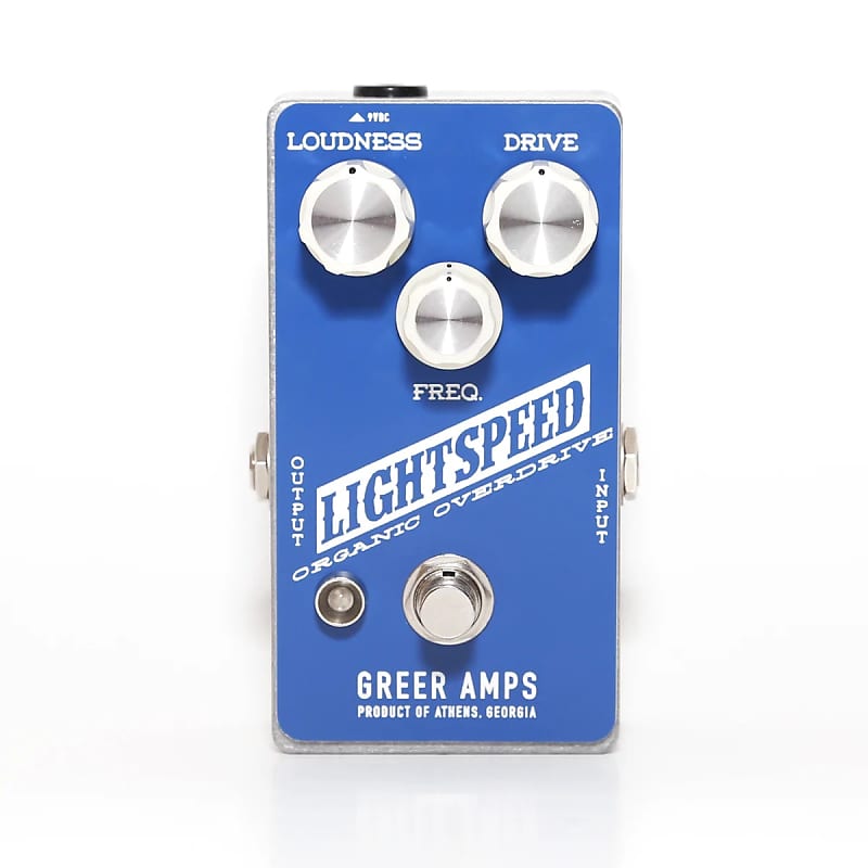 Greer Lightspeed Organic Overdrive Effects Pedal