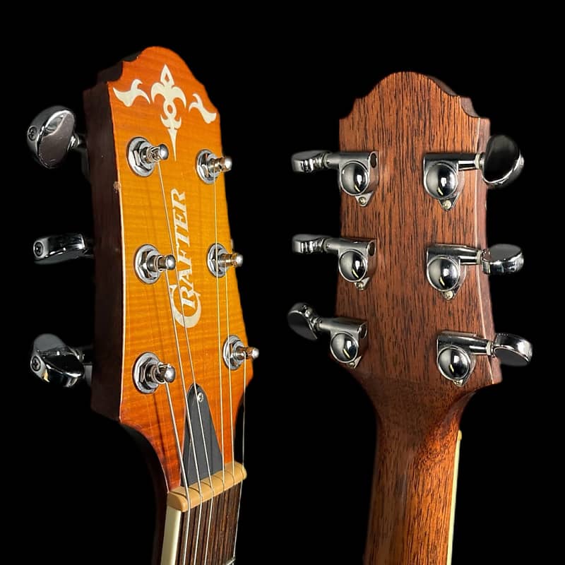 Crafter SAT-TMVS Electro-Acoustic Guitar in Vintage Sunburst