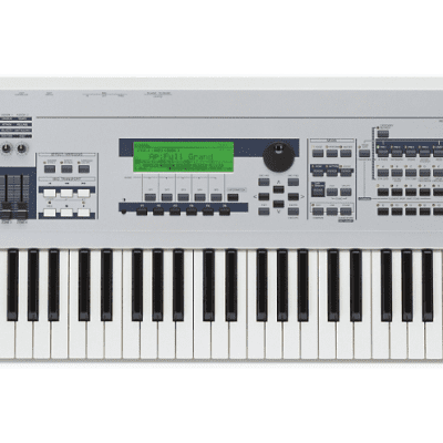 Yamaha MO6 61-Key Music Production Synthesizer Workstation with DAW Control 2008 Silver image 1