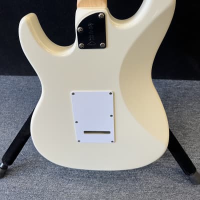 FGN ( Fuji-Gen) Odyssey J- Standard  guitar 2019 Antique White HSS w/ gig bag image 9