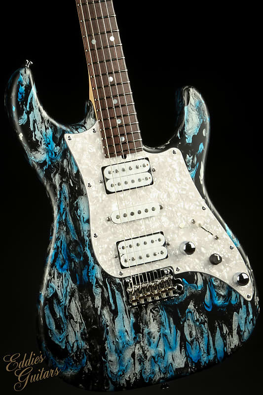 minime Masterworks シャーロック SilentSurfer Schecter Sun Valley Super Shredder - FR-S - Blue Reign Gloss
