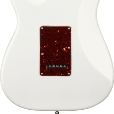 Fender American Ultra Stratocaster Electric Guitar Rosewood FB, Arctic Pearl image 3