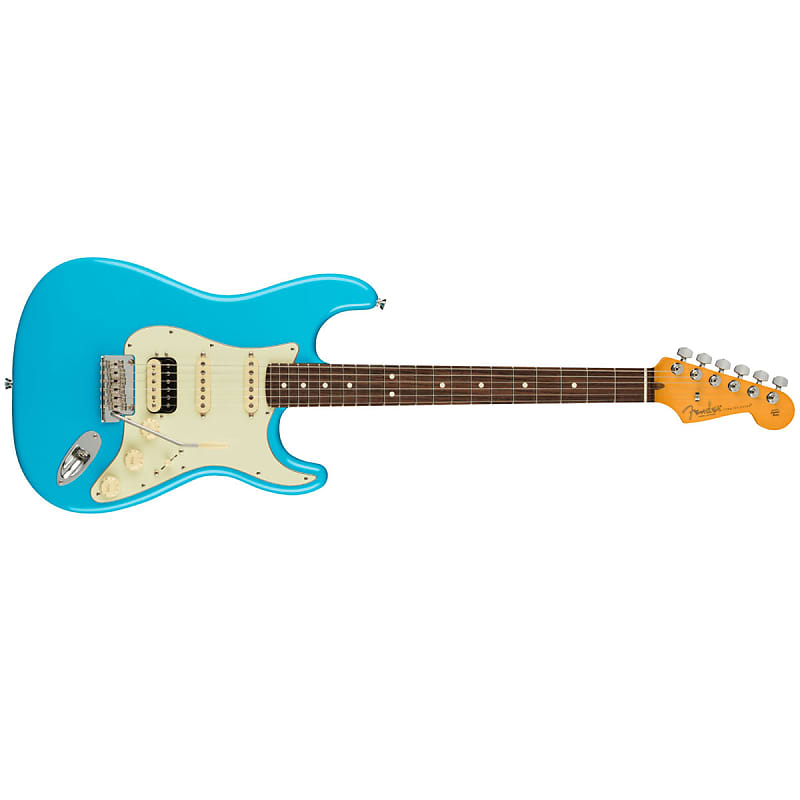 Fender American Professional II Stratocaster Electric Guitar HSS Rosewood Fingerboard Miami Blue - 0113910719 image 1