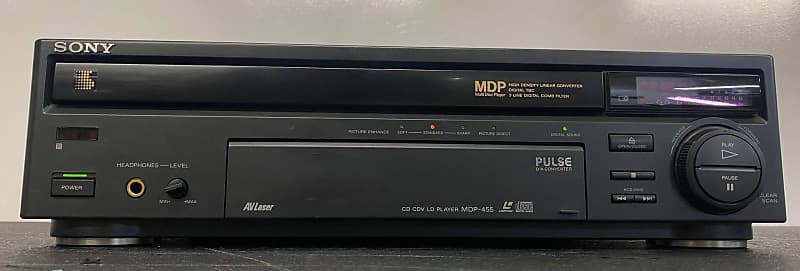 Sony MDP-455 Multi Disc Ld/Cd/Cdv Laserdisc Player. Serviced Sony MDP-455 Multi Disc Ld/Cd/Cdv Laserdisc Player. Serviced