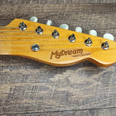 MyDream Stratocaster Custom Built - Sunburst Thinline Charlie Christian Freeway image 8