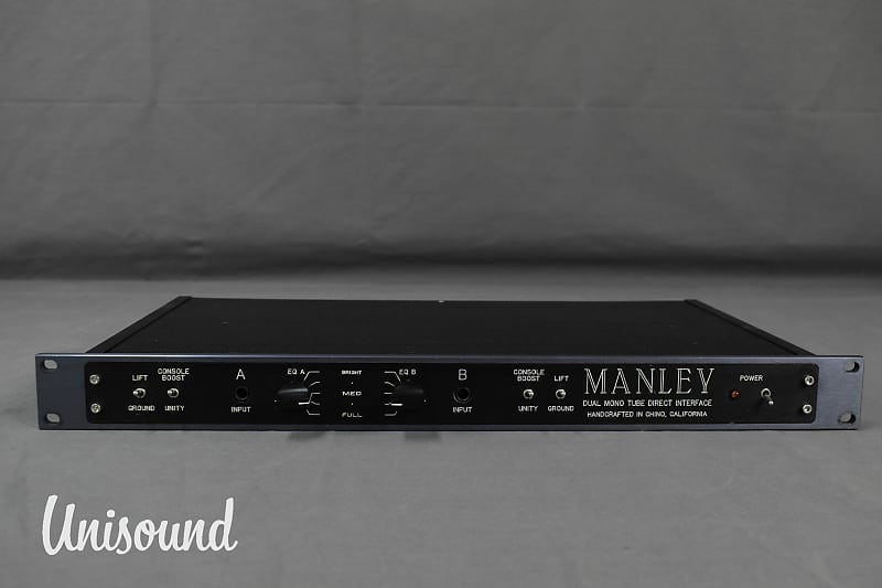 Manley Dual Mono Tube Direct Interface in Excellent Condition