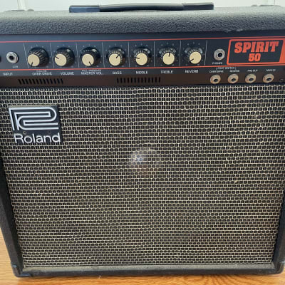 Roland Spirit 50 Guitar Amp - 1980's - Black