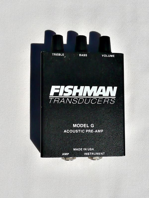 Fishman Model G Acoustic Pre-Amp - PV Music Guitar / Electronics Shop Inspected / Serviced / Tested - Works / Functions / Looks Great - Excellent (Near Mint) Condition - Free Shipping image 1