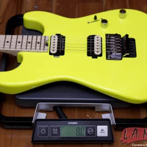 Charvel san deals dimas neon yellow