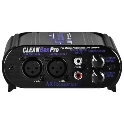 ART Pro Audio CLEANBoxPro 2-Channel Pro Stereo Level Converter (B-STOCK)