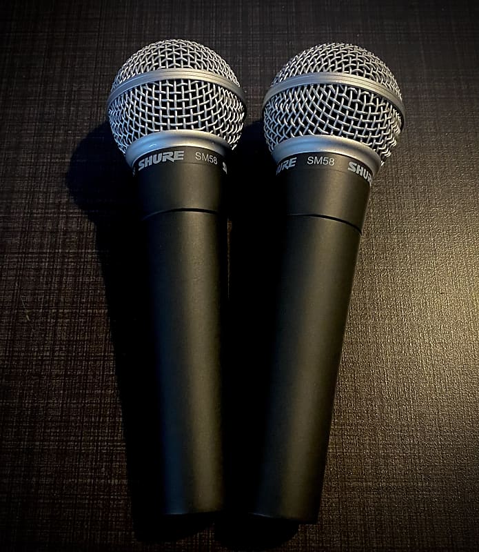 Shure SM58 Handheld Cardioid Dynamic Microphone 1984 Reverb