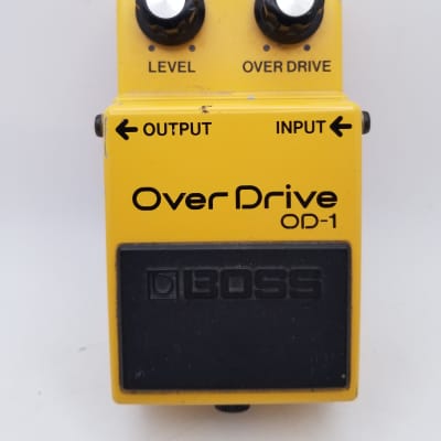Boss OD-1 Over Drive (Black Label) NEC Long Chip | Reverb