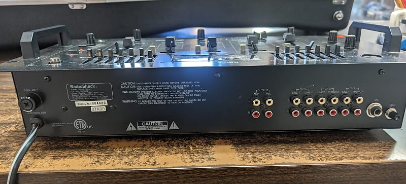 Radio Shack 3 Channel Stereo Sound Mixer Equalizer DJ 7 Band