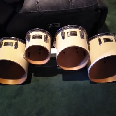 Pearl Marching Tenors 8",10",12" and 13"  White Wrap image 6