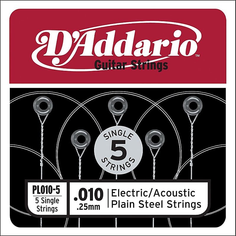 D'Addario PL010-5 Strings image 1