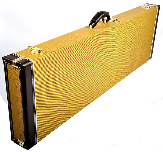 Douglas BGC-250 Tweed Bass Case with Gold Lining for Fender P or J Bass image 1