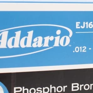 D'Addario EJ16 Phosphor Bronze Acoustic Guitar Strings - .012-.053 Light (10-pack) image 4