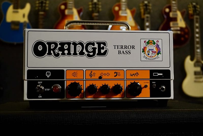 Orange Bass Terror Head & 2 x OBC112 BLK 1x12