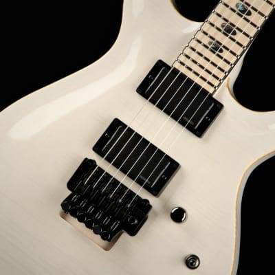 Caparison - Angelus-NH Nick Hipa Signature - 5A Flame Maple Top - Trans White -  Electric Guitar with Gig Bag image 20