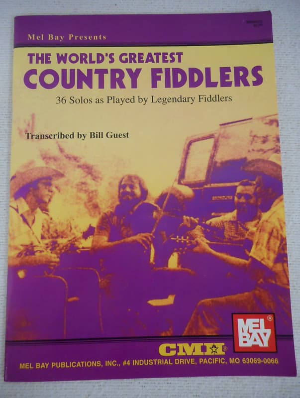 Mel Bay The World's Greatest Country Fiddlers Transcriptions Reverb