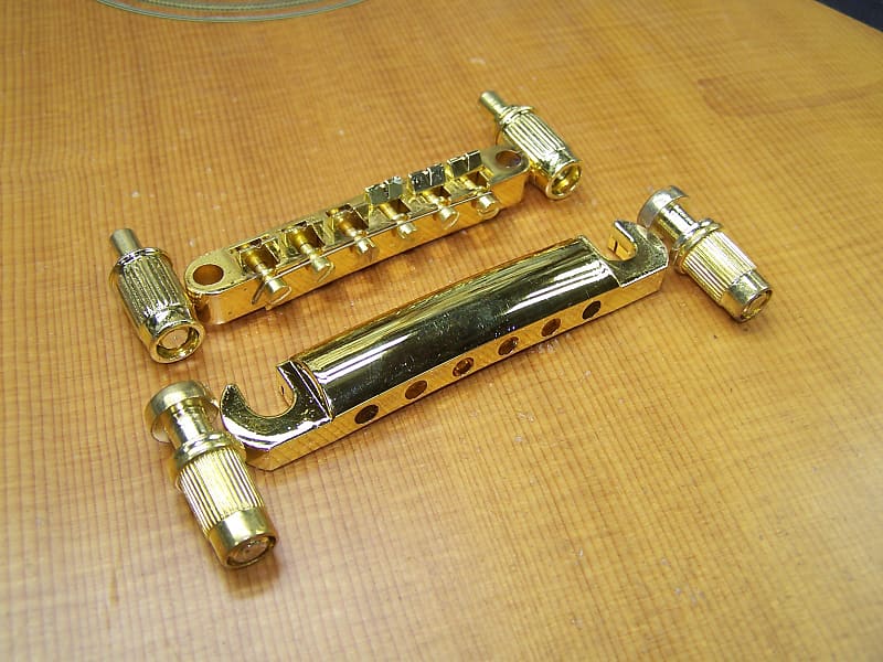 Unknown TuneOMatic bridge for electric guitar with stop Reverb