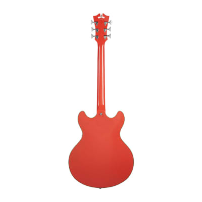D'Angelico Premier DC w/ Stop-Bar Tailpiece - Fiesta Red image 6