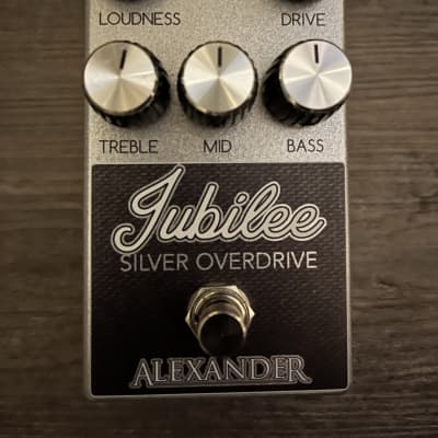 Alexander Jubilee Silver Overdrive Pedal