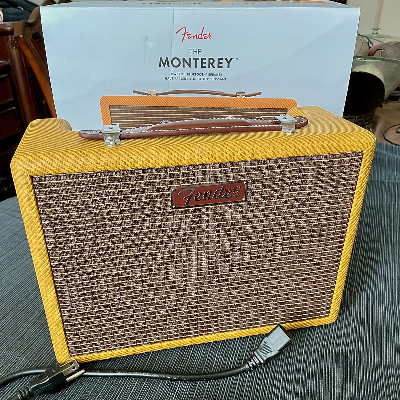 Fender Monterey Tweed Bluetooth Speaker | Reverb