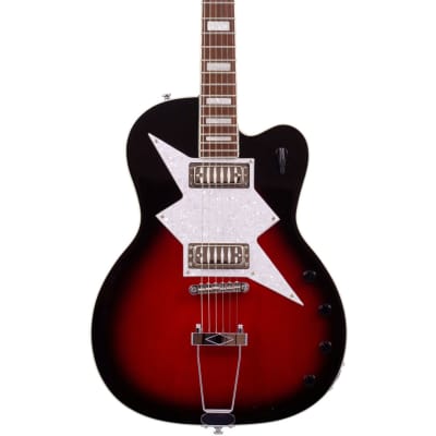 Eastwood Airline RS II Electric Guitar - Redburst - Used image 3