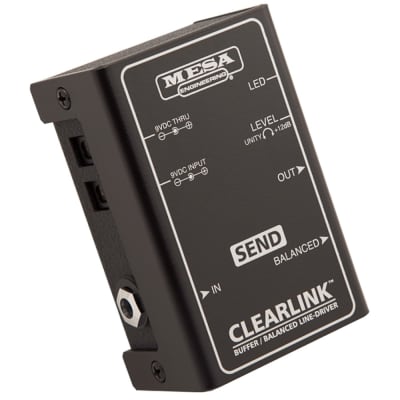 Mesa/Boogie Clearlink Send Output Buffer and Balanced Line Driver Guitar Effect Pedal image 3