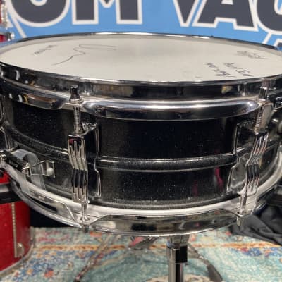 Dave Krusen's Pearl Jam, Ludwig 14x5" Acrolite Snare Drum Signed! Black image 17